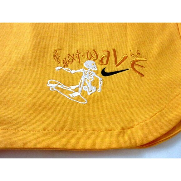 Nike Sportswear Mens Baseball Jersey Button Up Skate shirt Orange Size Small NWT - Picture 11 of 11